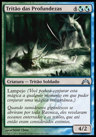 Tritão das Profundezas / Merfolk of the Depths - Magic: The Gathering - MoxLand