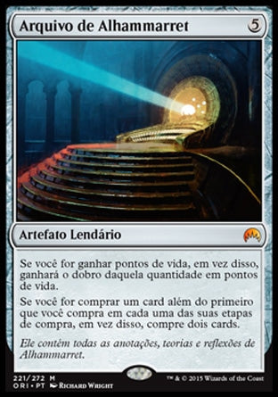 Arquivo de Alhammarret / Alhammarret's Archive - Magic: The Gathering - MoxLand