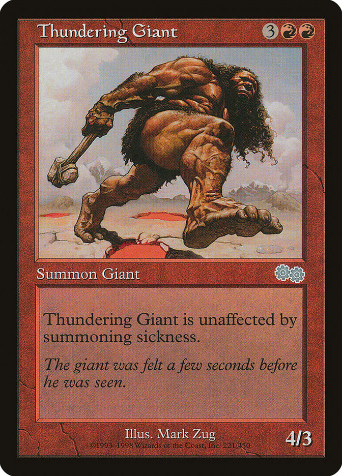 Gigante Trovejante / Thundering Giant - Magic: The Gathering - MoxLand