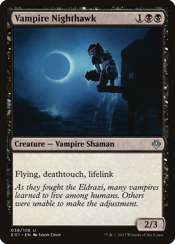 Vampiro Falcão-da-Noite / Vampire Nighthawk - Magic: The Gathering - MoxLand