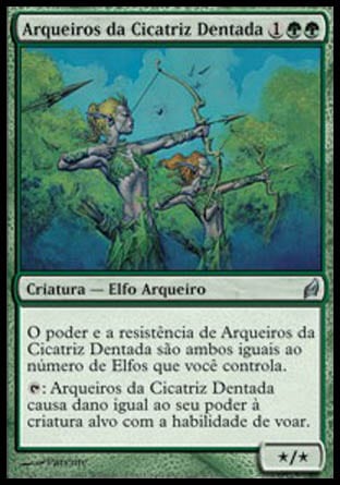 Arqueiros da Cicatriz Dentada / Jagged-Scar Archers - Magic: The Gathering - MoxLand