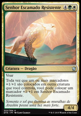 Senhor Escamado Resistente / Enduring Scalelord - Magic: The Gathering - MoxLand