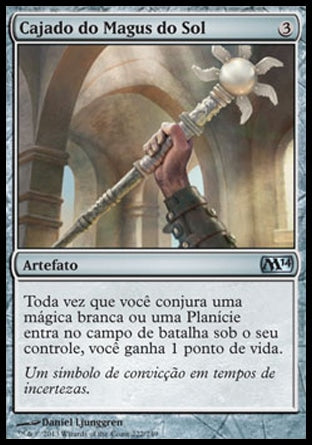 Cajado do Magus do Sol / Staff of the Sun Magus - Magic: The Gathering - MoxLand