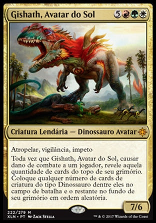 Gishath, Avatar do Sol / Gishath, Sun's Avatar - Magic: The Gathering - MoxLand