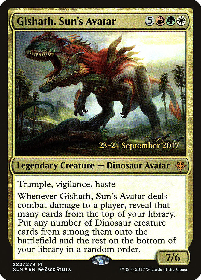 Gishath, Avatar do Sol / Gishath, Sun's Avatar - Magic: The Gathering - MoxLand