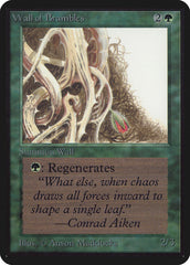 Barreira de Sarças / Wall of Brambles - Magic: The Gathering - MoxLand