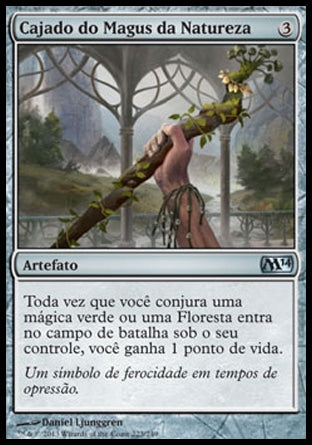 Cajado do Magus da Natureza / Staff of the Wild Magus - Magic: The Gathering - MoxLand