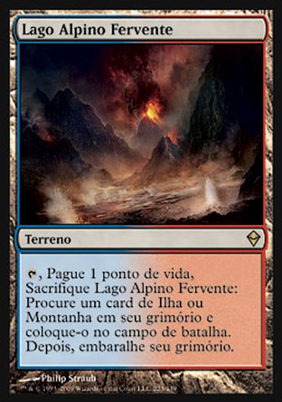 Lago Alpino Fervente / Scalding Tarn - Magic: The Gathering - MoxLand