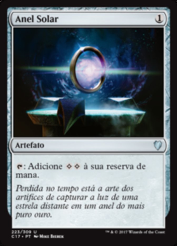 Anel Solar / Sol Ring - Magic: The Gathering - MoxLand