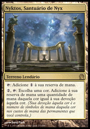 Nyktos, Santuário de Nyx / Nykthos, Shrine to Nyx - Magic: The Gathering - MoxLand