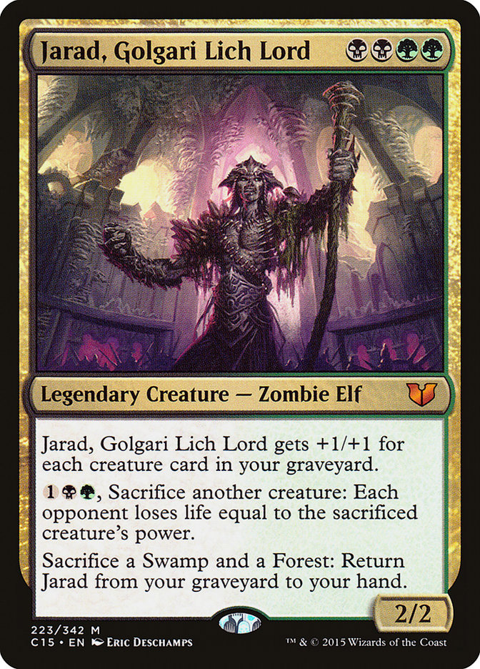 Jarad, Senhor Lich dos Golgari / Jarad, Golgari Lich Lord - Magic: The Gathering - MoxLand