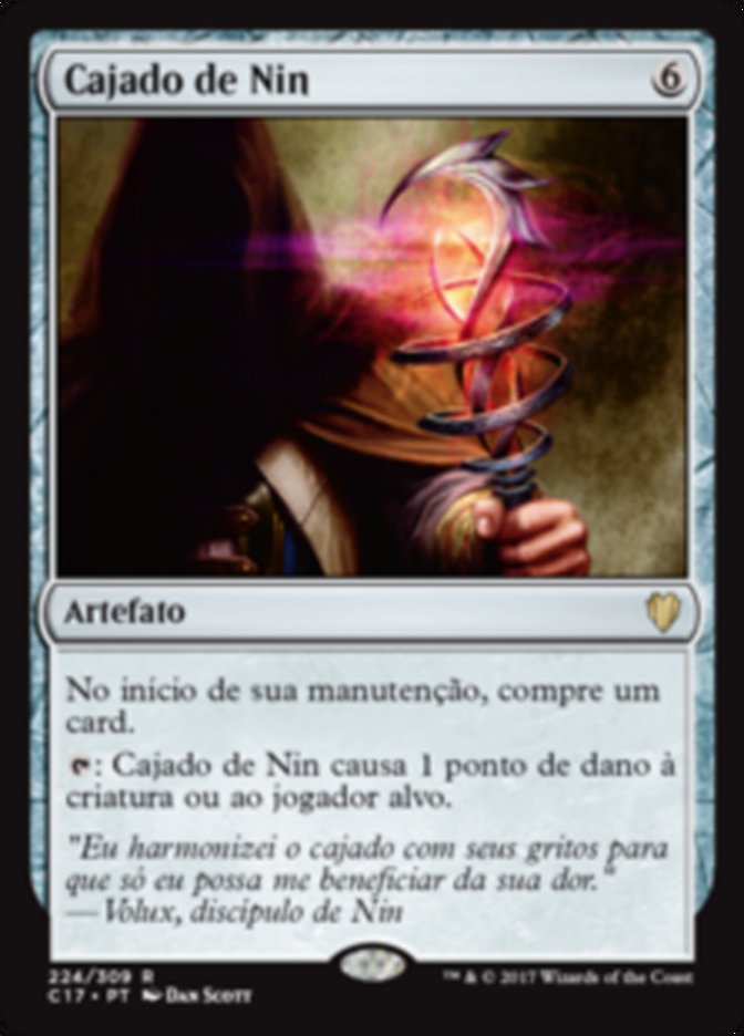 Cajado de Nin / Staff of Nin - Magic: The Gathering - MoxLand