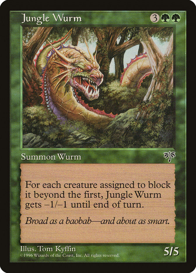 Vorme da Selva / Jungle Wurm - Magic: The Gathering - MoxLand