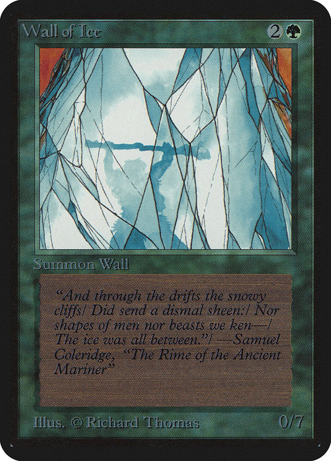 Barreira de Gelo / Wall of Ice - Magic: The Gathering - MoxLand