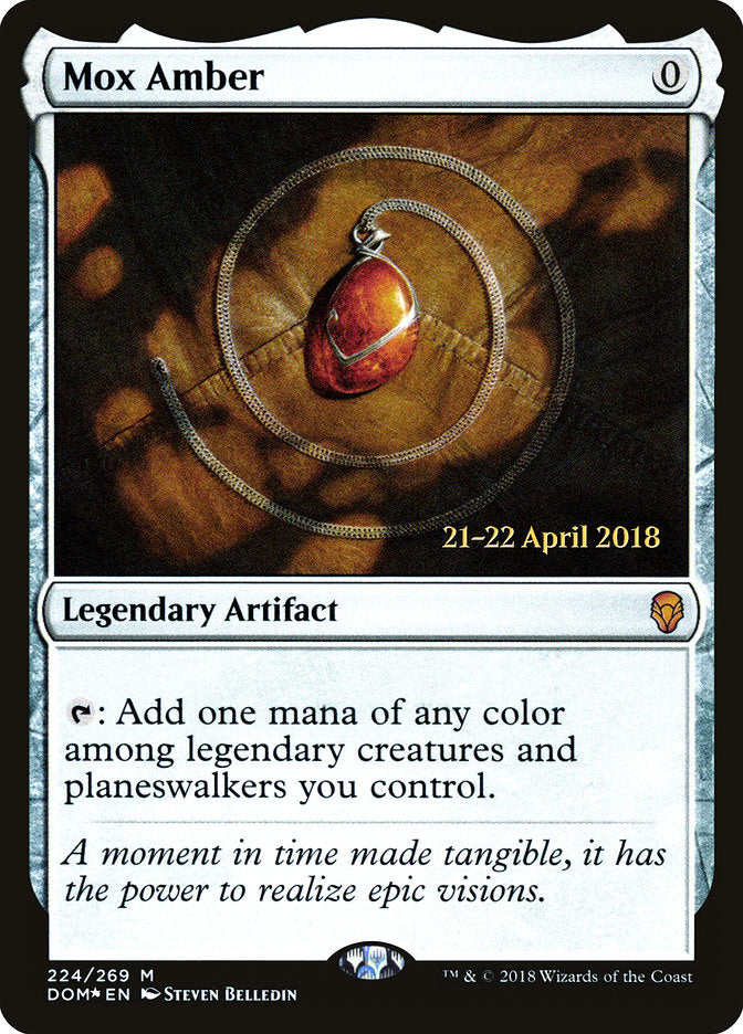 Mox de Âmbar / Mox Amber - Magic: The Gathering - MoxLand