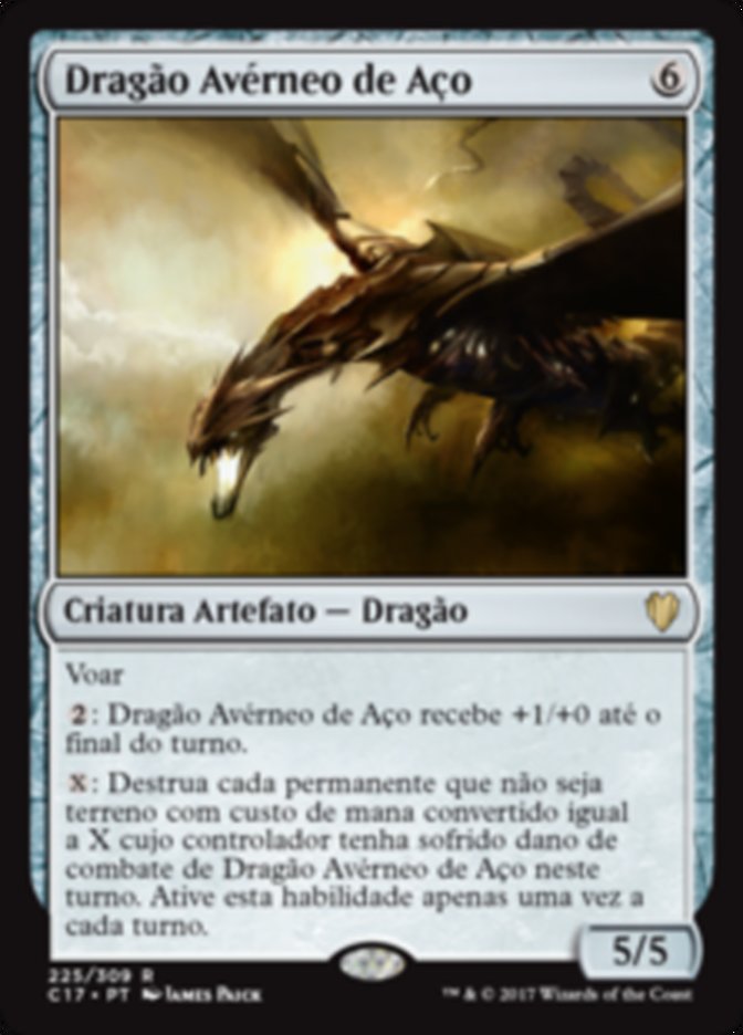 Dragão Avérneo de Aço / Steel Hellkite - Magic: The Gathering - MoxLand