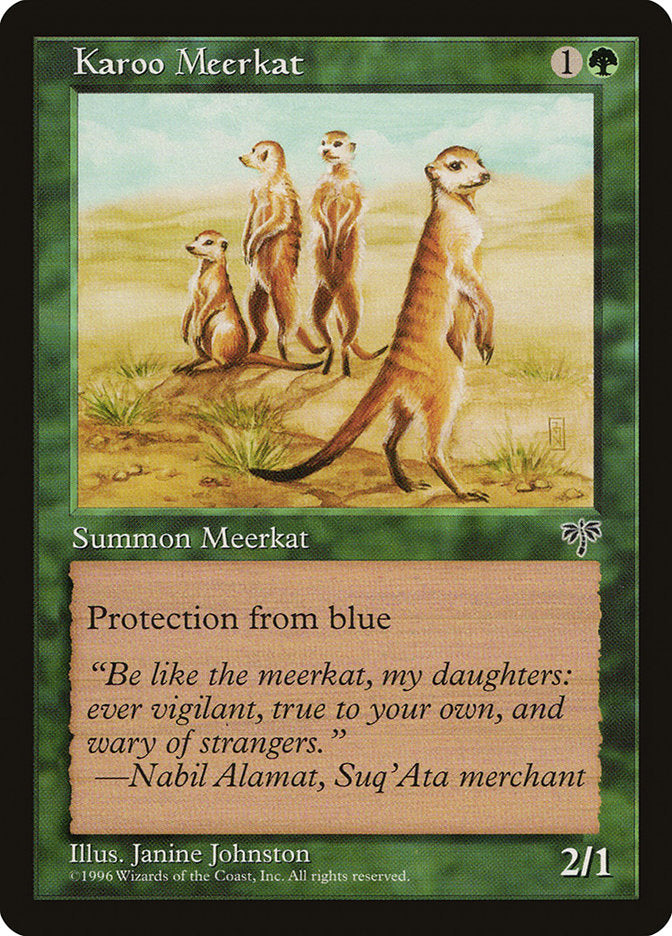 Suricate de Karoo / Karoo Meerkat - Magic: The Gathering - MoxLand