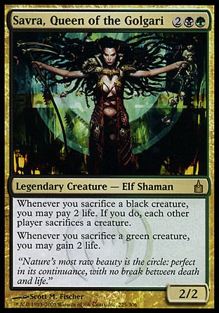 Savra, Rainha dos Golgari / Savra, Queen of the Golgari - Magic: The Gathering - MoxLand