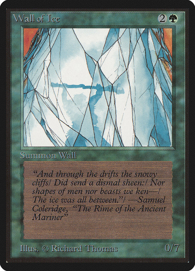 Barreira de Gelo / Wall of Ice - Magic: The Gathering - MoxLand