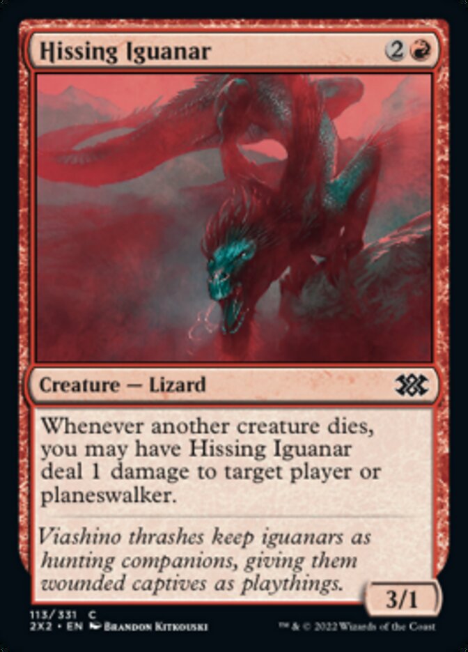 Iguanar Sibilante / Hissing Iguanar - Magic: The Gathering - MoxLand