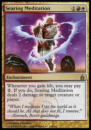 Meditação Cauterizante / Searing Meditation - Magic: The Gathering - MoxLand