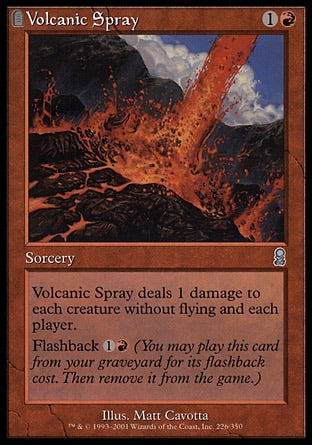 Jorro Vulcânico / Volcanic Spray - Magic: The Gathering - MoxLand