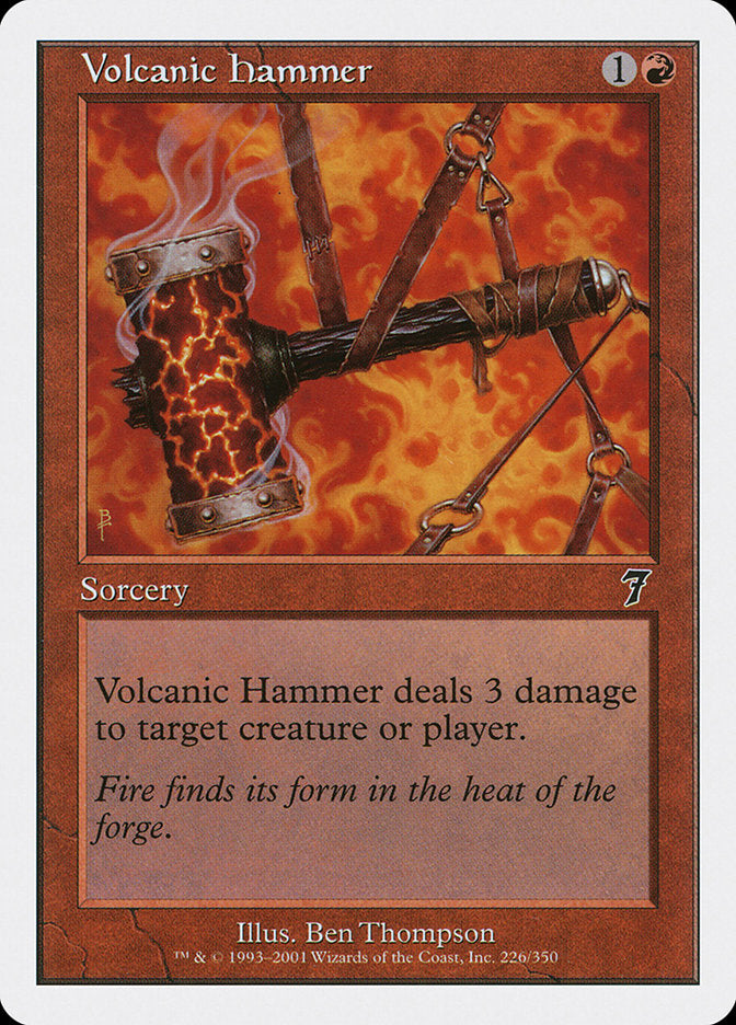 Martelo Vulcânico / Volcanic Hammer - Magic: The Gathering - MoxLand