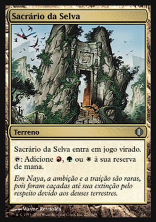 Sacrário da Selva / Jungle Shrine - Magic: The Gathering - MoxLand