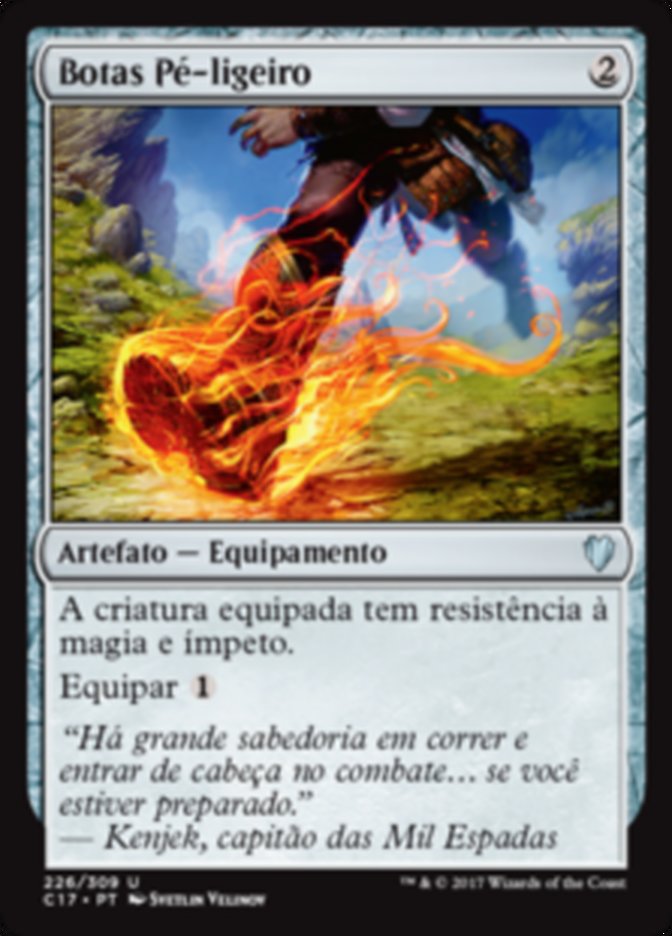 Botas Pé-ligeiro / Swiftfoot Boots - Magic: The Gathering - MoxLand