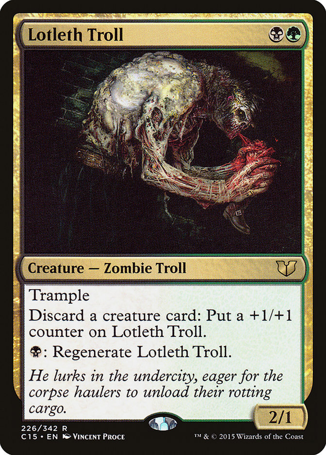 Trol Lotleth / Lotleth Troll - Magic: The Gathering - MoxLand