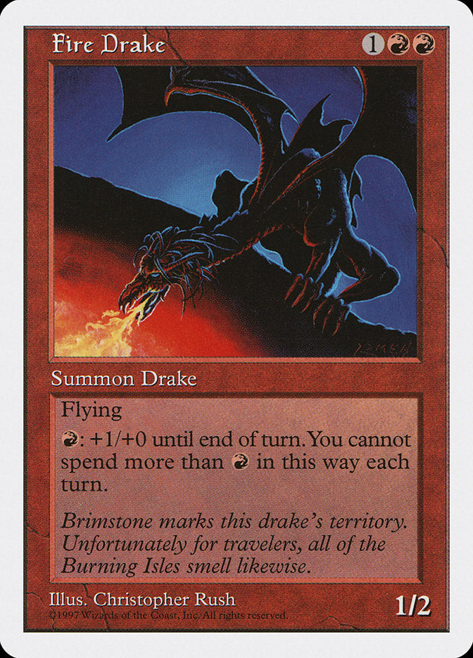 Dragonete de Fogo / Fire Drake - Magic: The Gathering - MoxLand