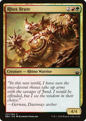 Brutamontes Rhox / Rhox Brute - Magic: The Gathering - MoxLand