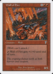 Barreira de Fogo / Wall of Fire - Magic: The Gathering - MoxLand