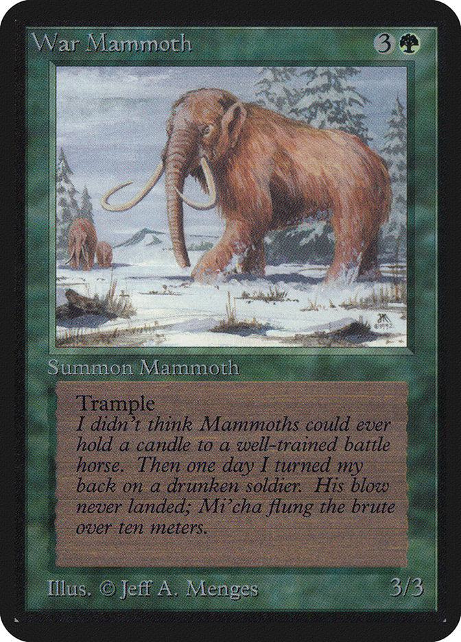 Mamute de Guerra / War Mammoth - Magic: The Gathering - MoxLand