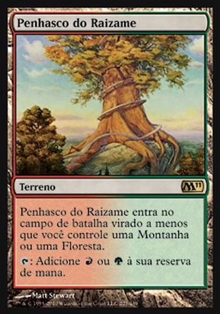 Penhasco do Raizame / Rootbound Crag - Magic: The Gathering - MoxLand