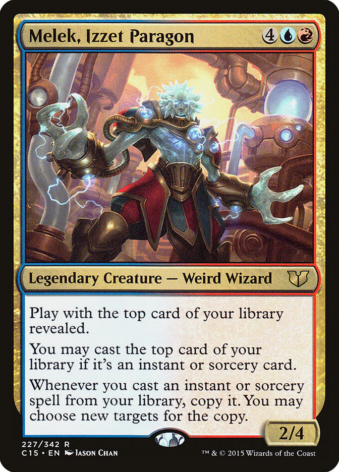 Melek, Paradigma dos Izzet / Melek, Izzet Paragon - Magic: The Gathering - MoxLand