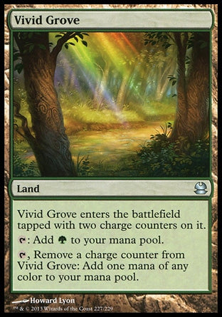 Bosque Vívido / Vivid Grove - Magic: The Gathering - MoxLand