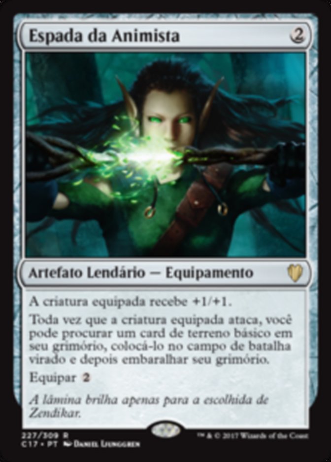 Espada da Animista / Sword of the Animist - Magic: The Gathering - MoxLand