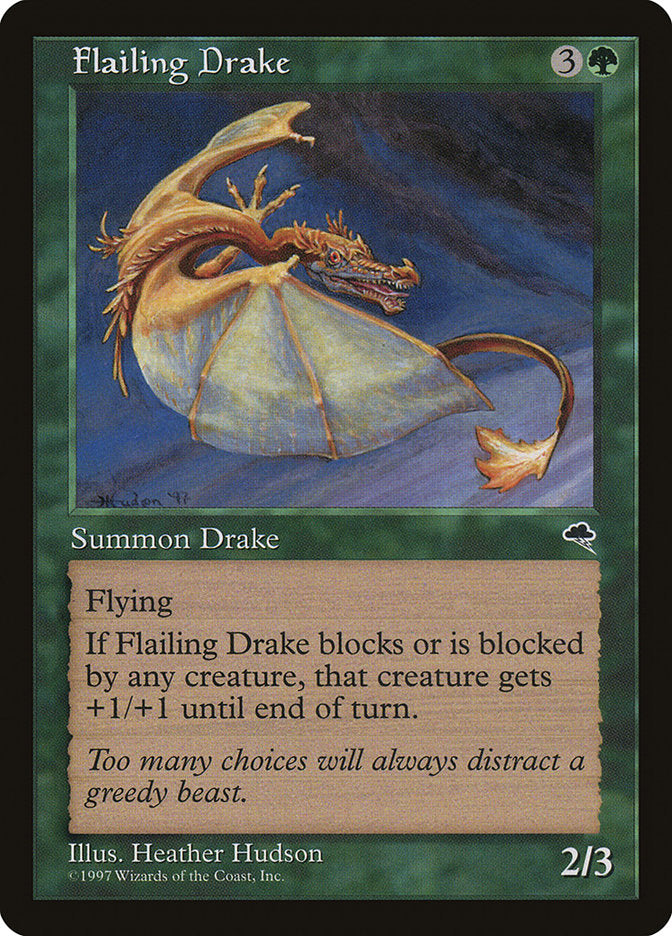 Dragonete Mangual / Flailing Drake - Magic: The Gathering - MoxLand