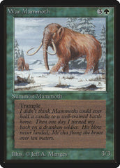 Mamute de Guerra / War Mammoth - Magic: The Gathering - MoxLand