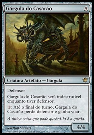 Gárgula do Casarão / Manor Gargoyle - Magic: The Gathering - MoxLand