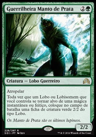 Guerrilheira Manto de Prata / Silverfur Partisan - Magic: The Gathering - MoxLand