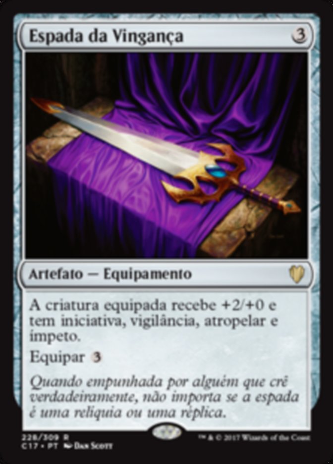 Espada da Vingança / Sword of Vengeance - Magic: The Gathering - MoxLand