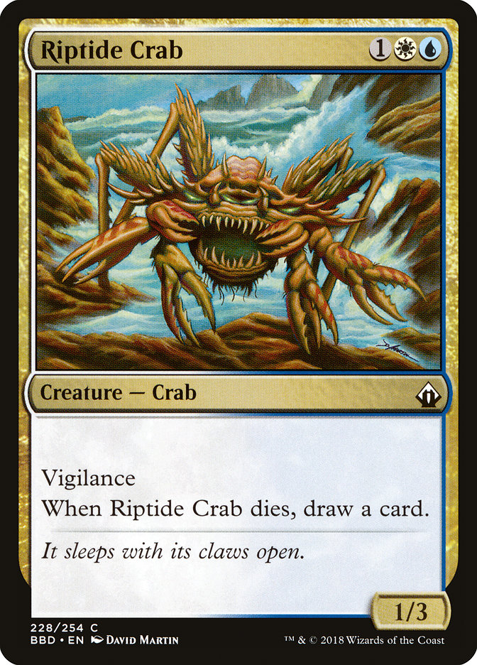 Caranguejo de Rebentação / Riptide Crab - Magic: The Gathering - MoxLand