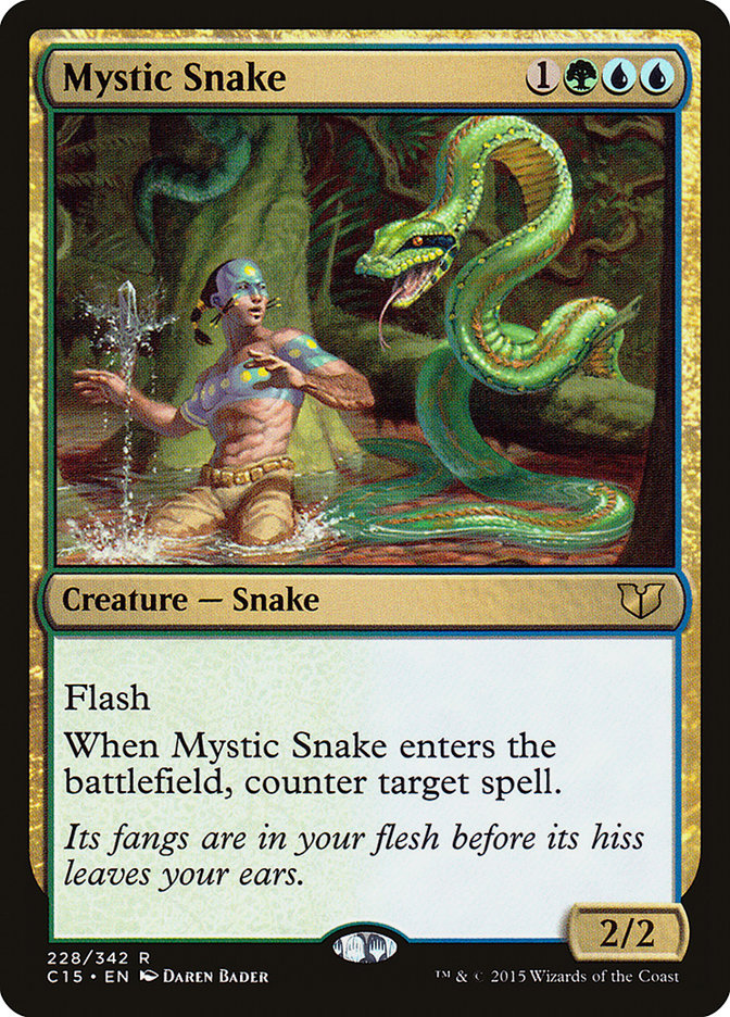 Serpente Mística / Mystic Snake - Magic: The Gathering - MoxLand