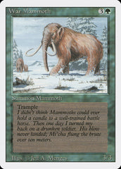 Mamute de Guerra / War Mammoth - Magic: The Gathering - MoxLand