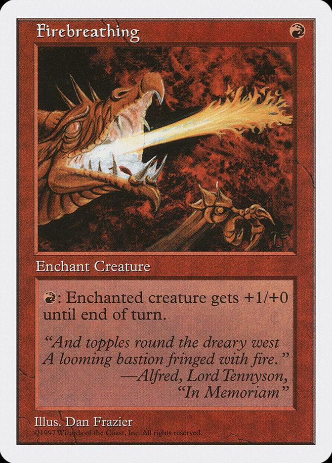 Hálito de Fogo / Firebreathing - Magic: The Gathering - MoxLand