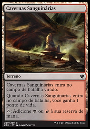 Cavernas Sanguinárias / Bloodfell Caves - Magic: The Gathering - MoxLand