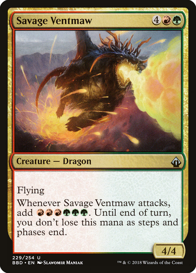 Boca-de-vento Selvagem / Savage Ventmaw - Magic: The Gathering - MoxLand