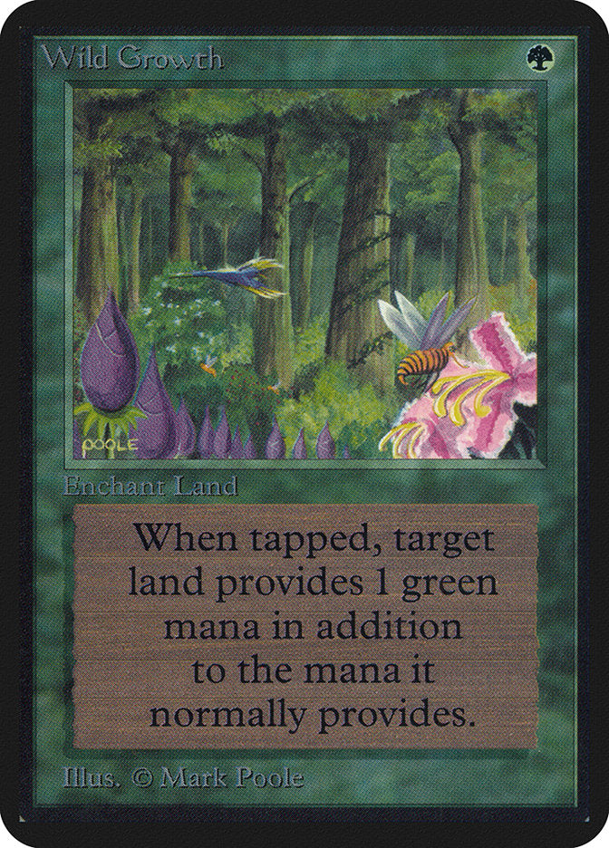 Crescimento Virente / Wild Growth - Magic: The Gathering - MoxLand